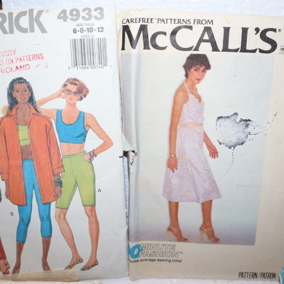 Lot of Sewing Patterns Simplicity McCall Butterwick - Picture 5 of 16